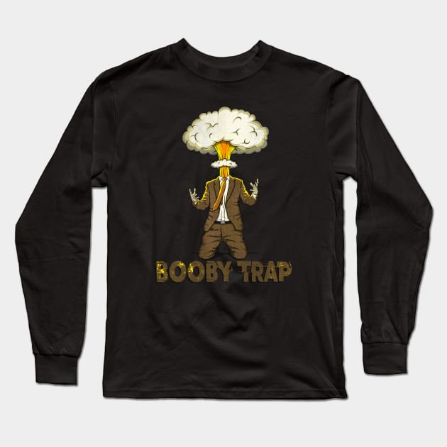 Booby Trap Long Sleeve T-Shirt by Brainfrz